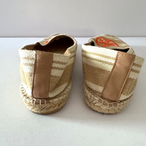 Tory Burch Tan and Orange Espadrilles NWOT - Picture 9 of 10